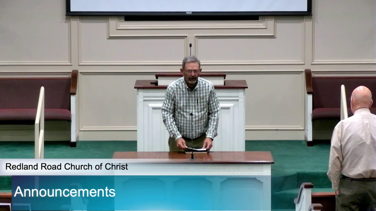 02-11-2026 Wednesday PM  Worship Redland Road Church of Christ