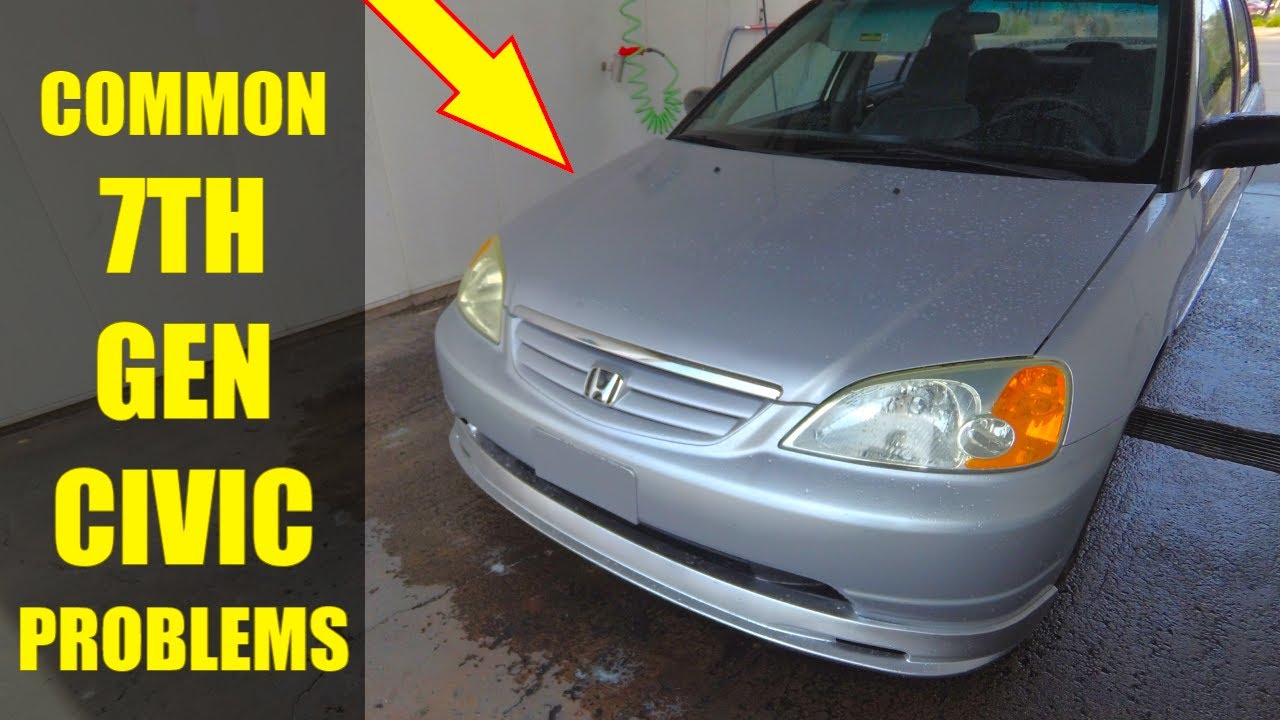 РАСПРОСТРАНЕННЫЕ ПРОБЛЕМЫ CIVIC 7-ГО ПОКОЛЕНИЯ | Honda Civic Lx 2002 года