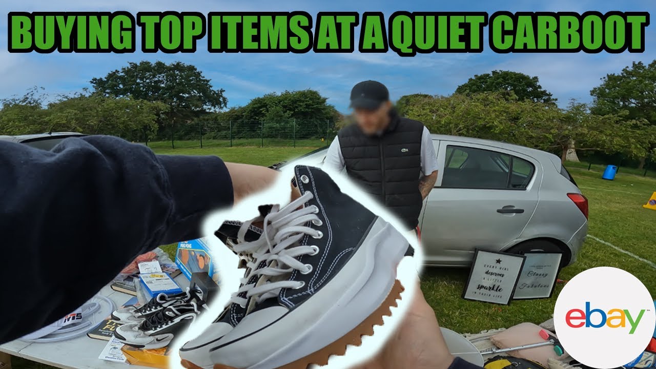 BUYING QUALITY ITEMS at a QUIET CARBOOT | #ebay