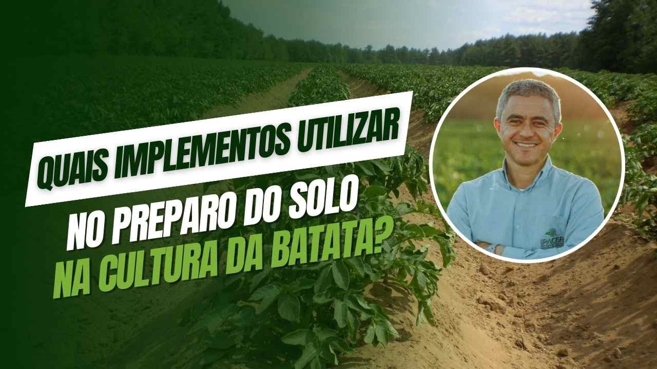Quais implementos utilizar no preparo do solo na cultura da batata?