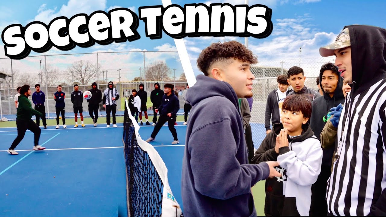 Trash Talker gets HUMBLED!! Soccer Tennis 1on1’s in the HOOD