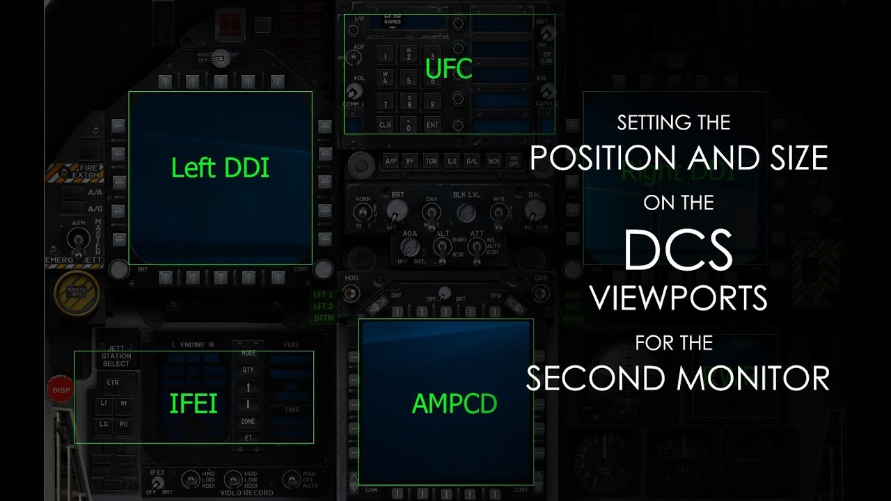 Setting DCS viewport position and sizes