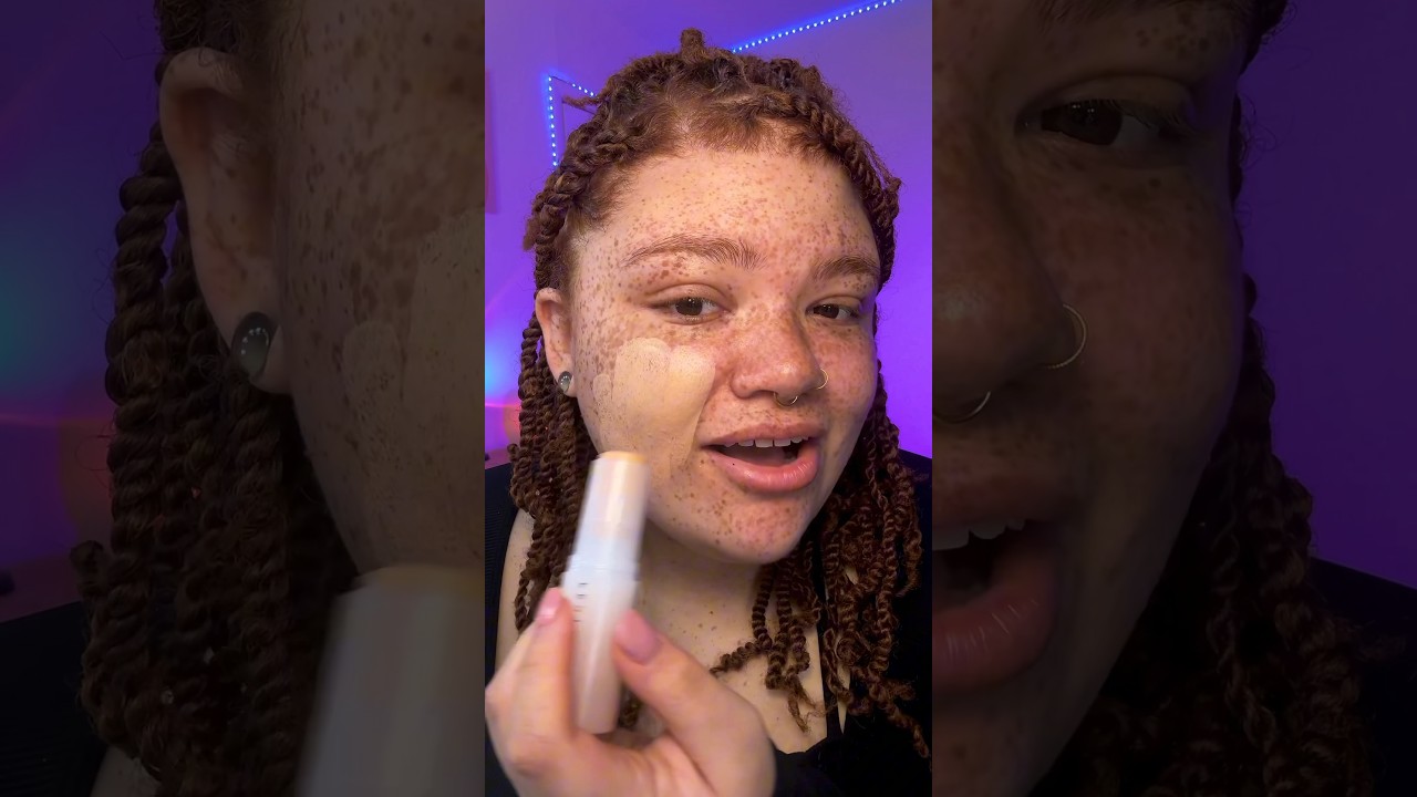 trying SKIN TINT on my FRECKLES!! (fenty beauty)