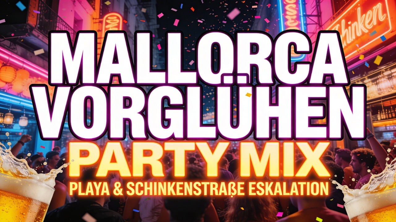 🏝️ MALLORCA VORGL&Uuml;HEN PARTY MIX 2026 | Playa & Schinkenstra&szlig;e Eskalation