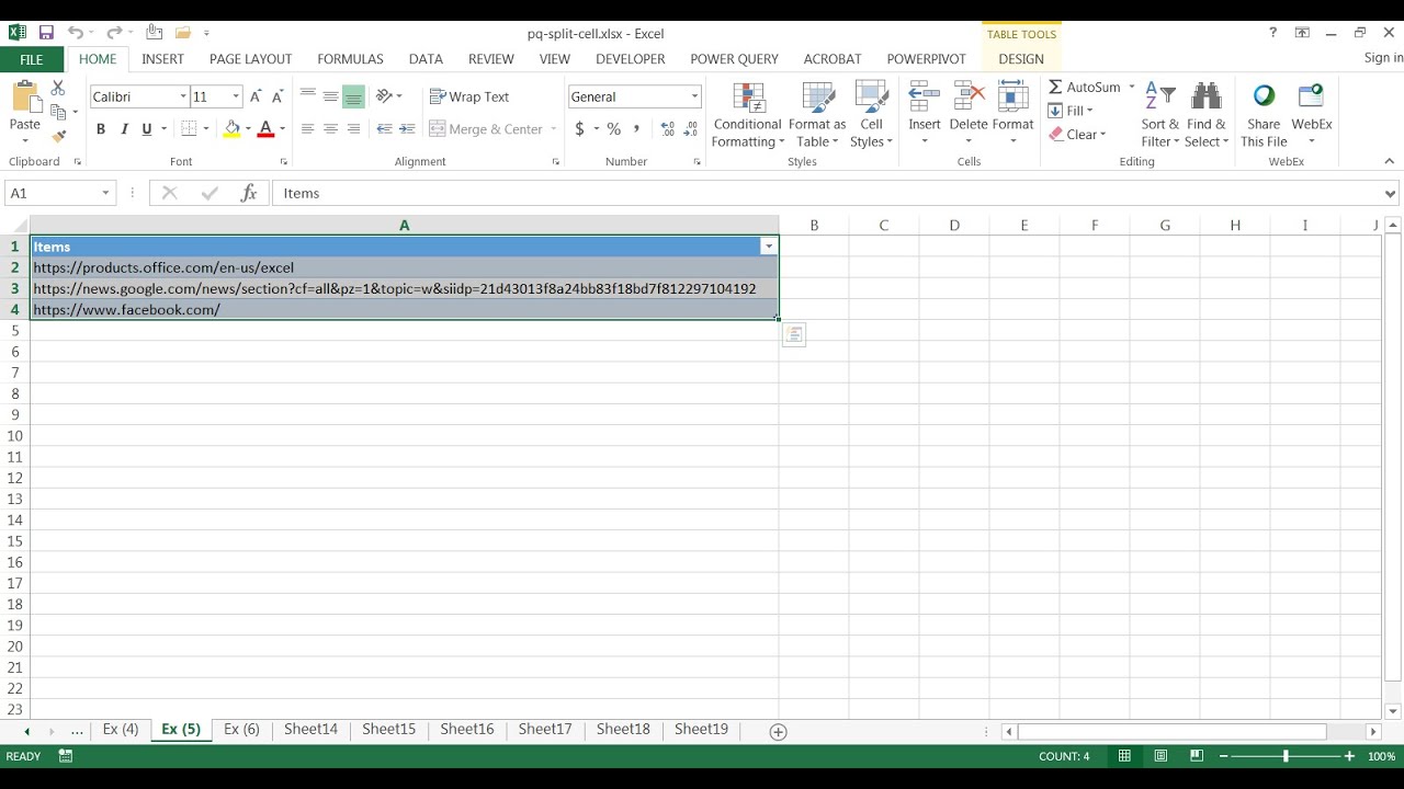 Split Cell Text into Separate Columns with Power Query