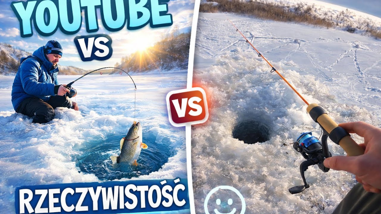 Wędkarstwo Podlodowe. YouTube VS Rzeczywistość! Czyli jak to u mnie bywa