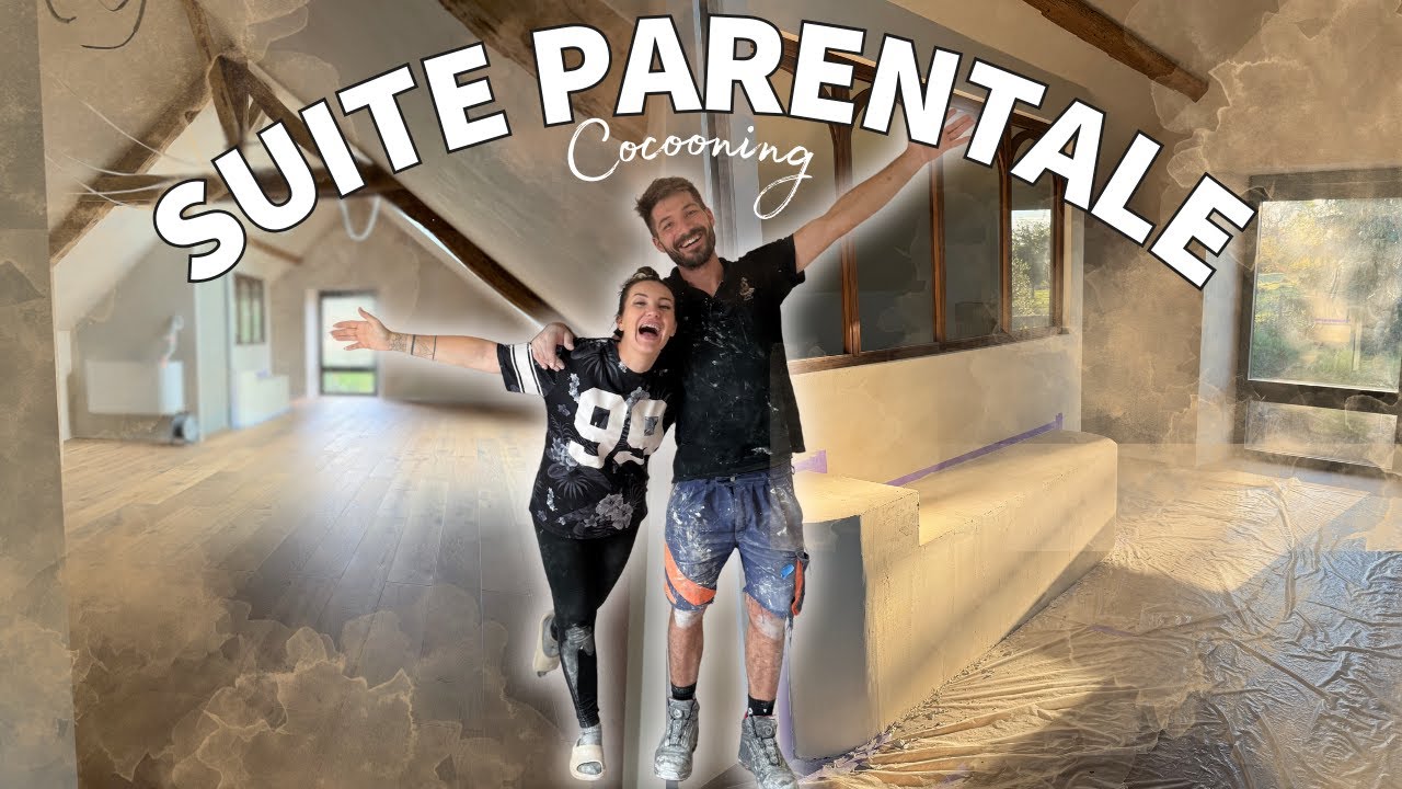 ON POSE NOTRE PARQUET ET NOTRE VERRIÈRE EN CHÊNE               (Résultat incroyable) 🔥