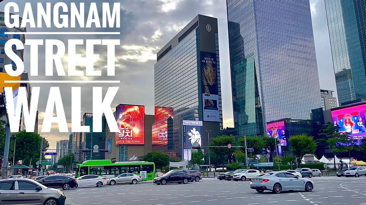 [4K SEOUL] From Sports Complex Station to Yeoksam Station (Binaural Sounds)
