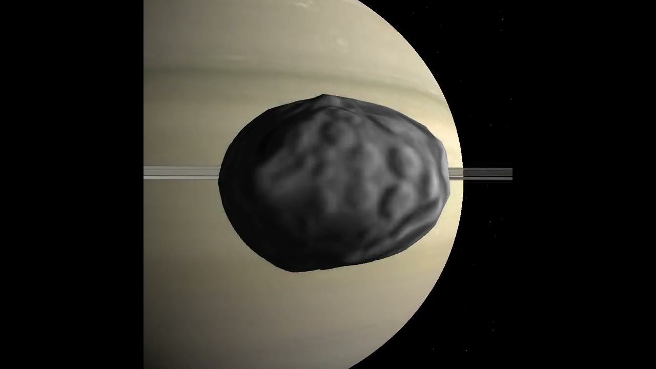 Planet Saturn - Moon Janus