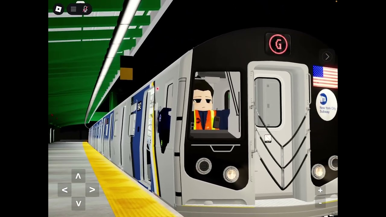 MTA Crosstown R160A/B G train Cumo/Zoho wrap action 