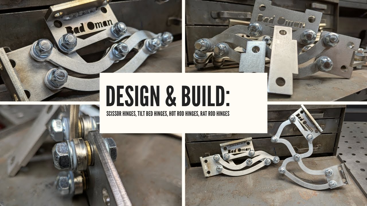 Scissor Hinges for Trucks, Hot Rods, Rat Rods & Customs (skip to 14min!)