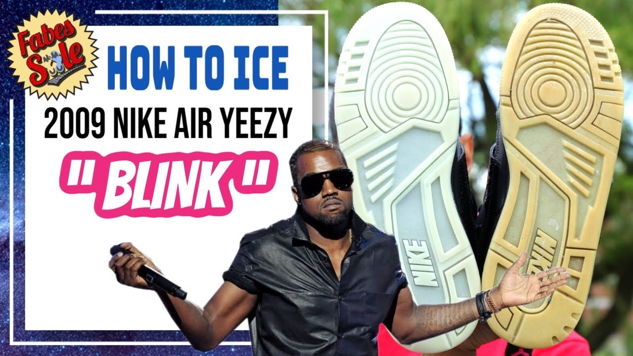 HOW TO ICE: 2009 Nike Air Yeezy 1 Blink Using Fabes Sole Sauce