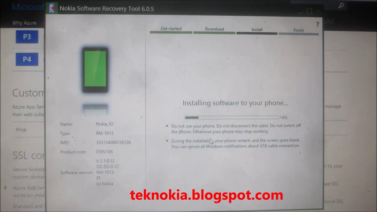 Re install firmware Nokia X2DS With Nokia Software Recovery Tool