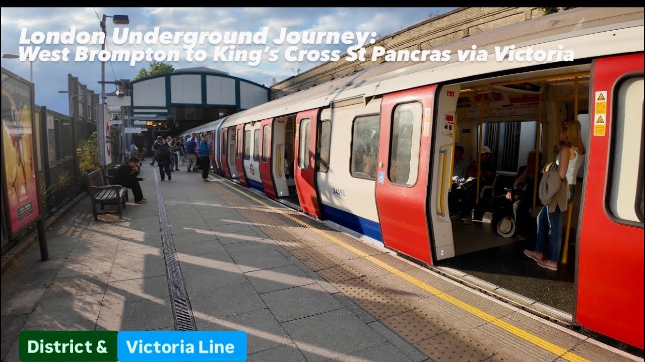 London Underground Journey: West Brompton to King’s Cross St Pancras via Victoria 