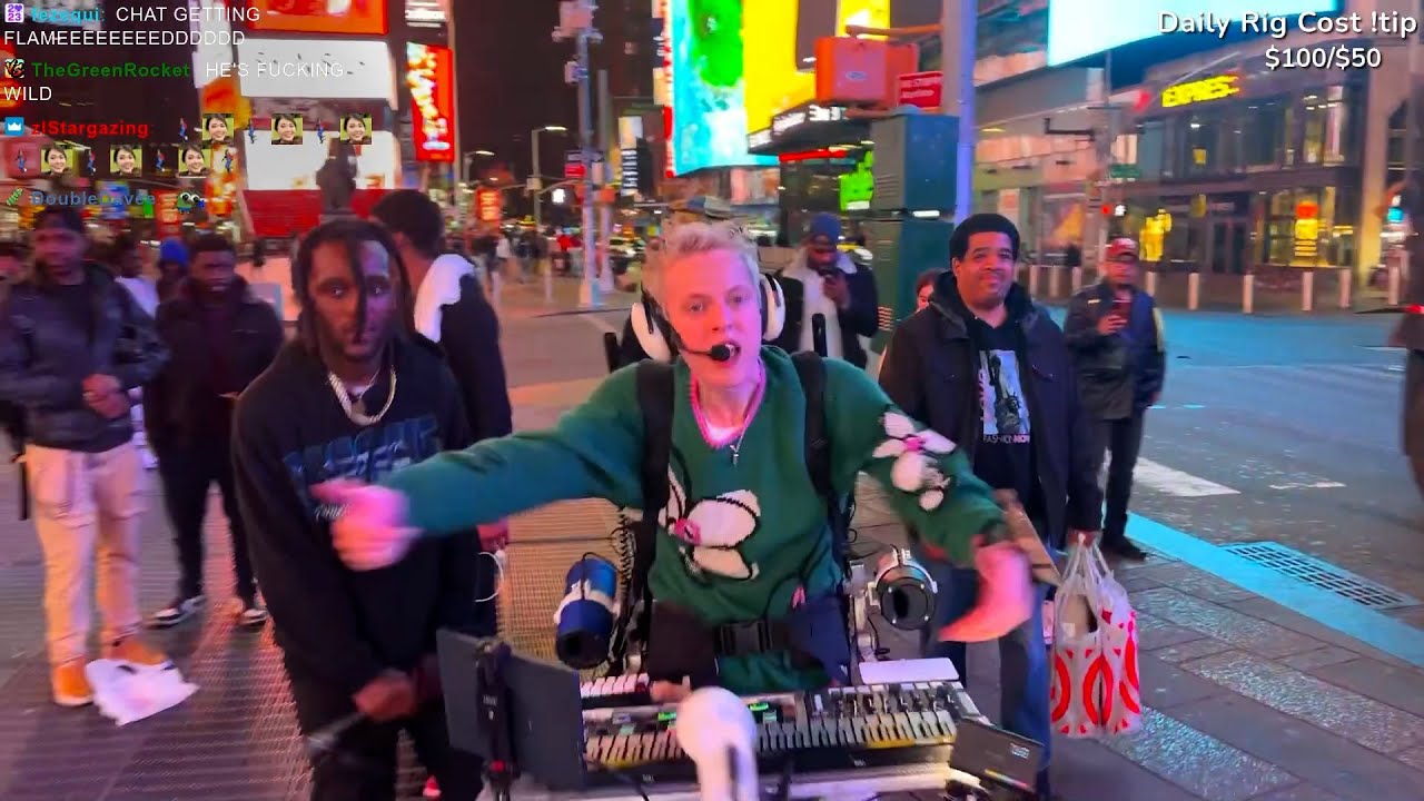 NONSTOP Freestyle CHAOS in Times Square