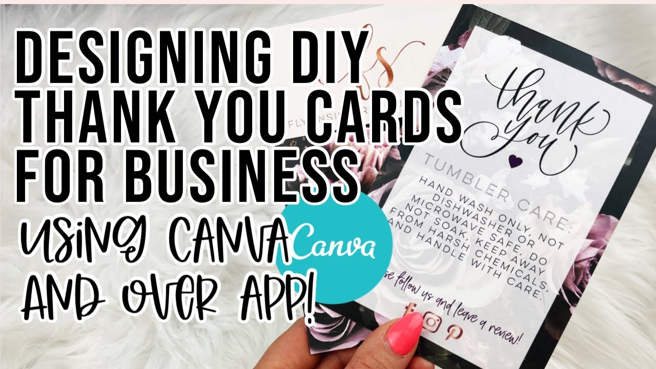 Design Thank You Cards for Business with Canva