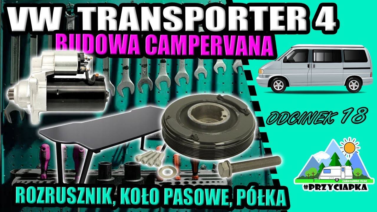 VW T4 - Я заменяю стартер и шкив, я сварлю заднюю полку (часть 18)