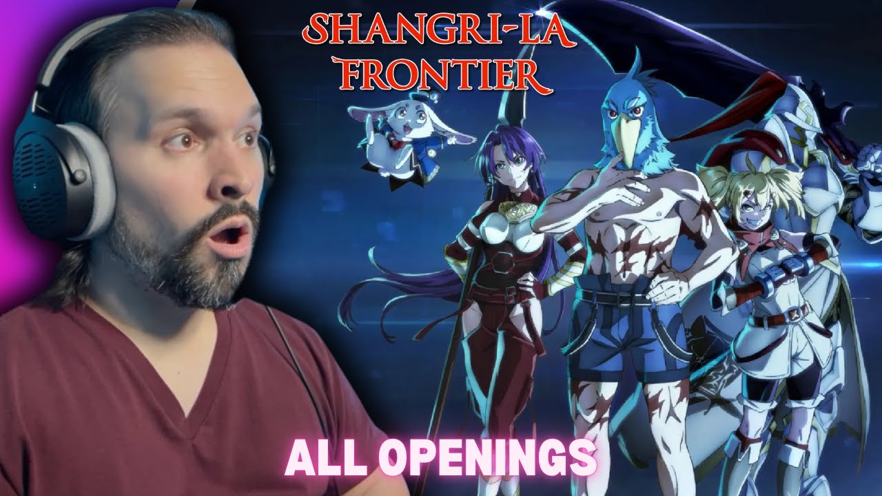 NEW ANIME FAN Reacts To Shangri-La Frontier ALL Openings (1-4)