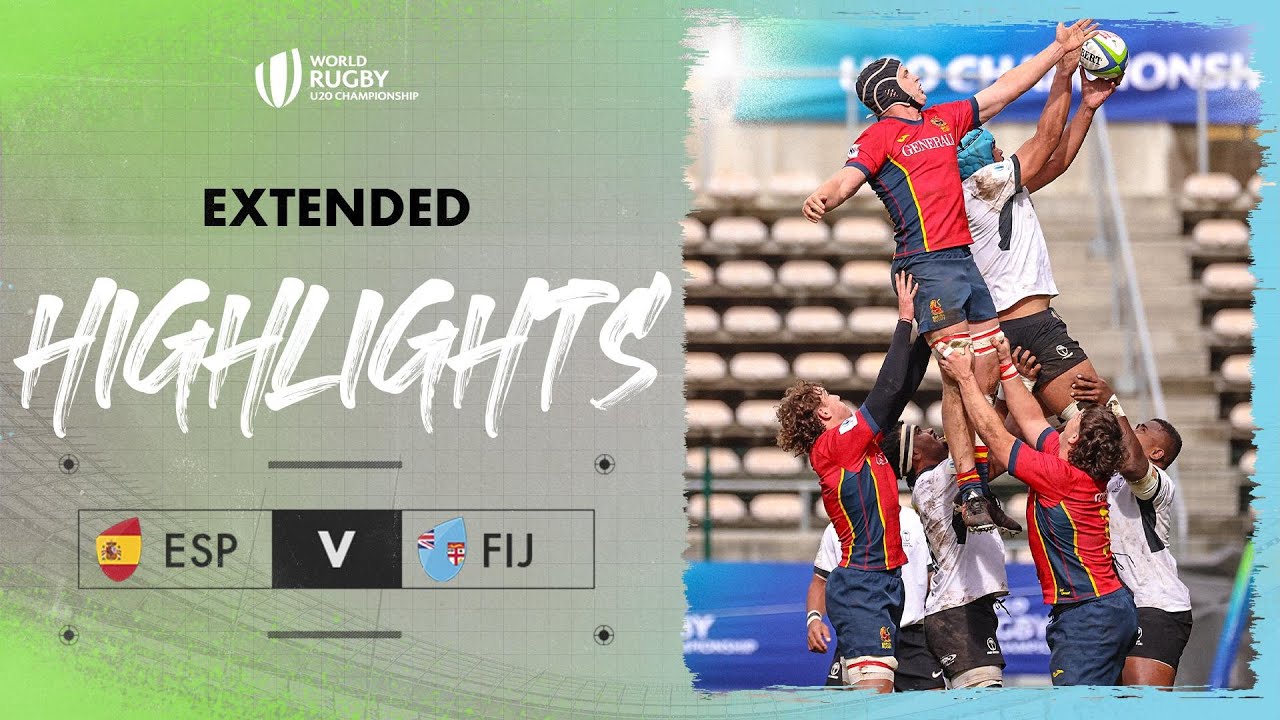 Spain edge out Fiji! | Spain v Fji | World Rugby U20 Championship 2024 Extended Highlights