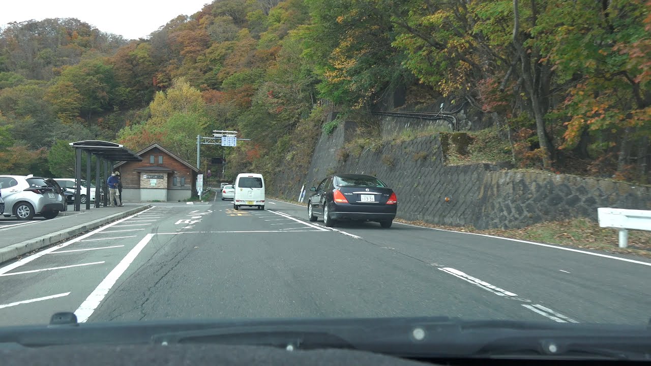4K　国道120号・いろは坂の往復　等速　2022年10月下旬撮影（紅葉シーズン）　東照宮駐車場→第二いろは坂→華厳の滝→いろは坂→第一いろは坂→清滝IC