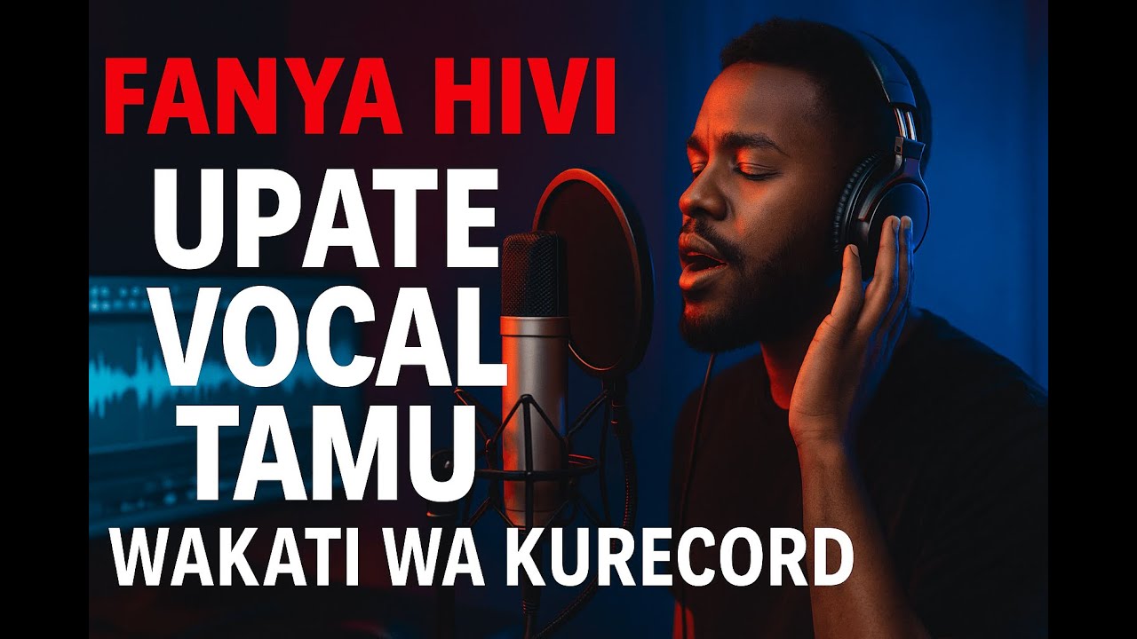 FANYA HIVI ILI UPATE VOCAL TAMU WAKATI WA KURECORD