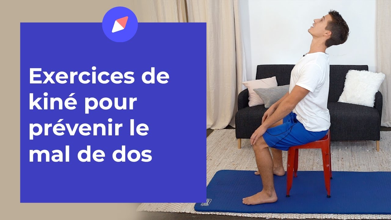 Exercices de kiné pour prévenir le mal de dos