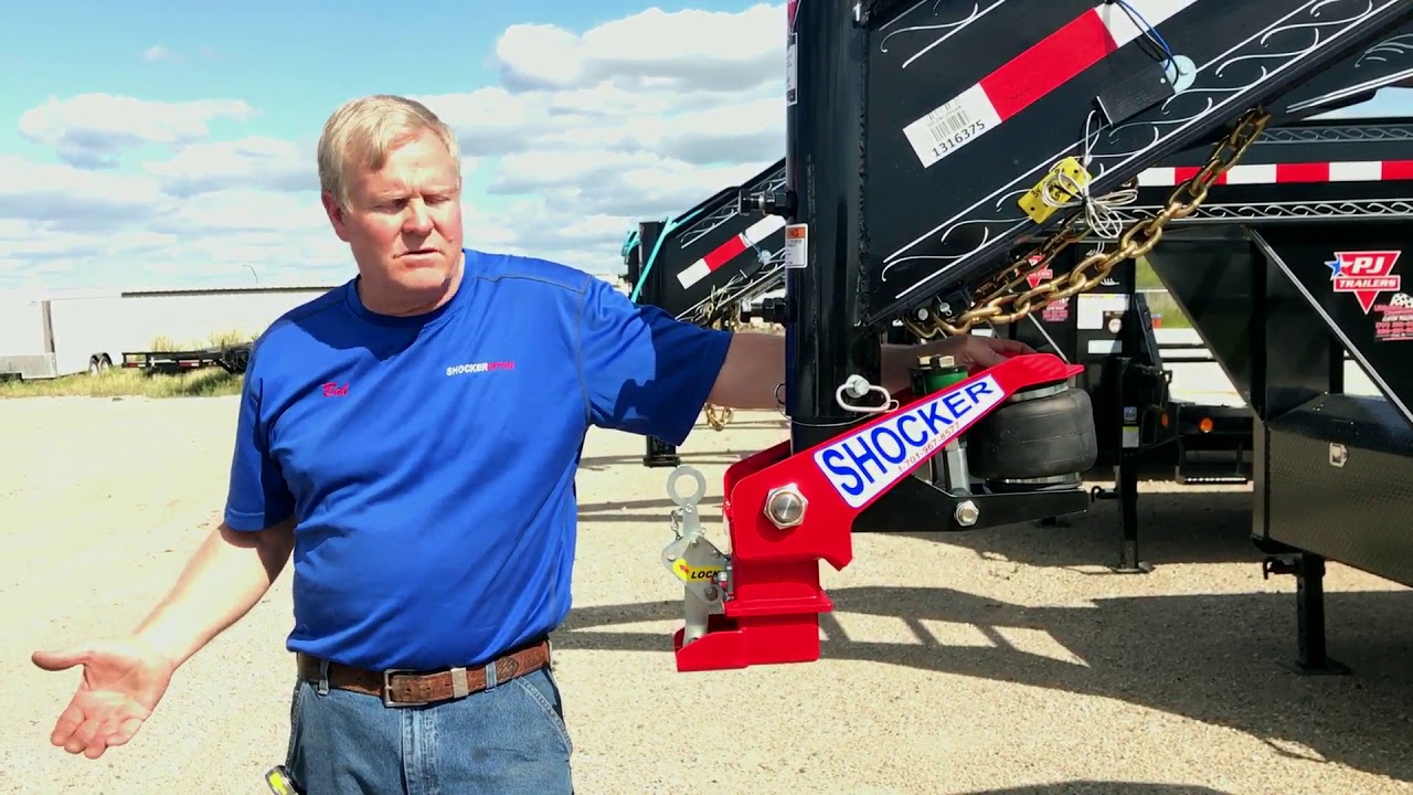 Gooseneck Surge Air Hitch with the Shift Lock Coupler - Shocker Hitch