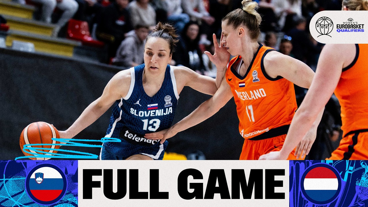 Slovenia v Netherlands | Full Basketball Game | FIBA Women's EuroBasket 2027 Qualifiers