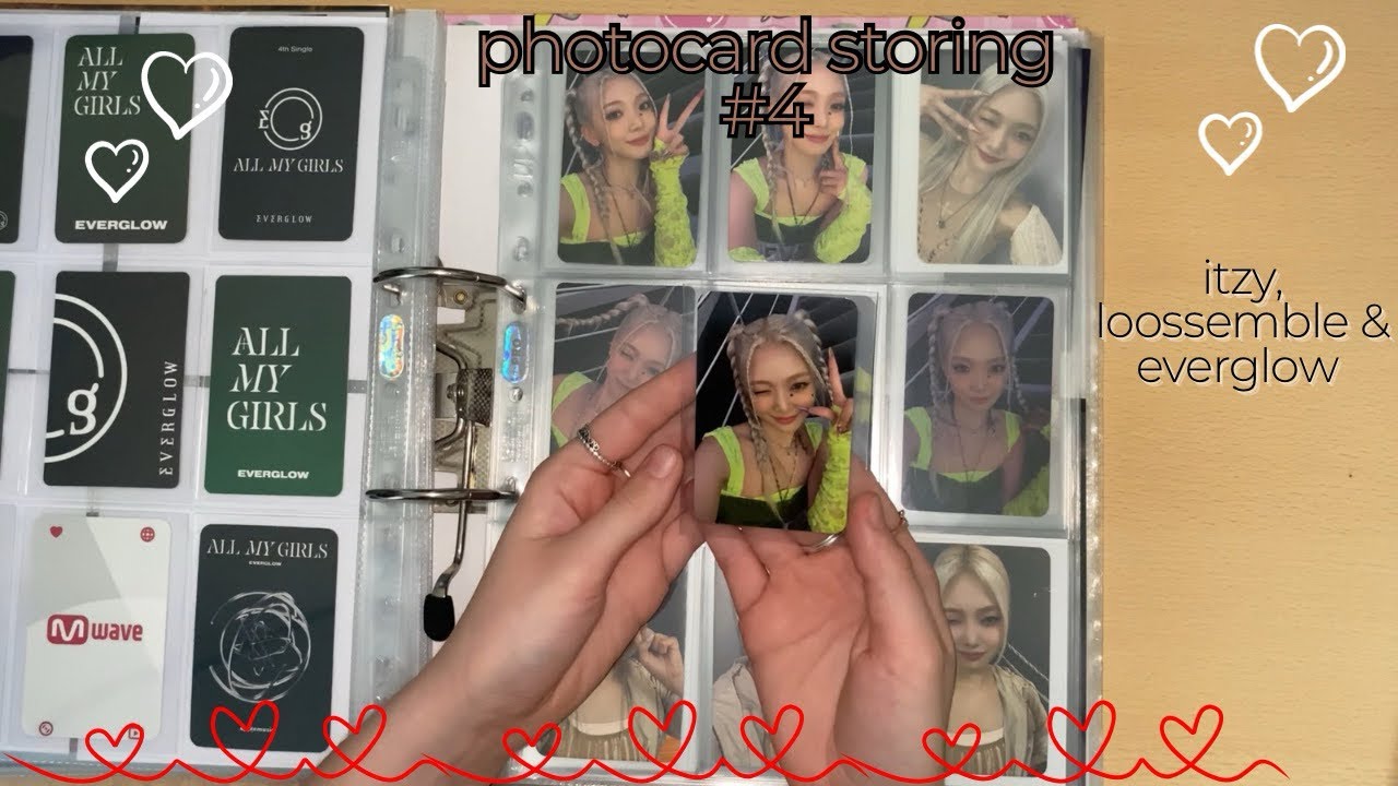❀ photocard storing #5 (itzy, loossemble & everglowpobs ❀