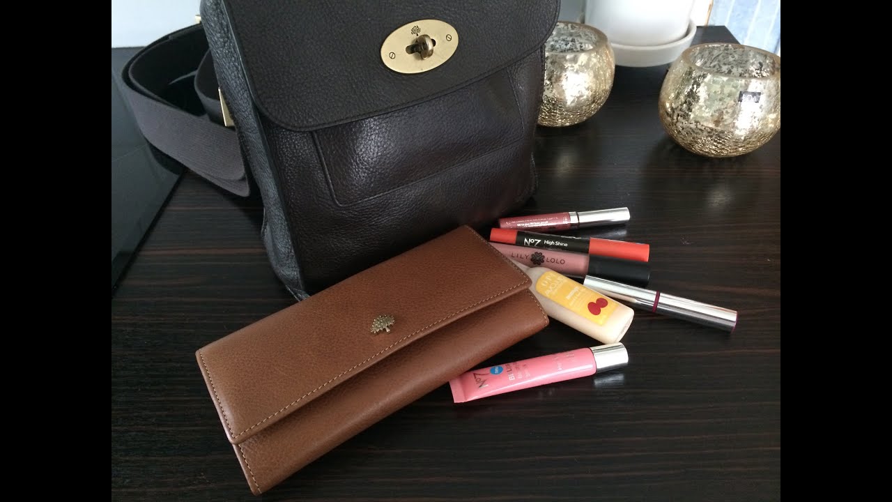 What's in my bag, Mulberry Anthony