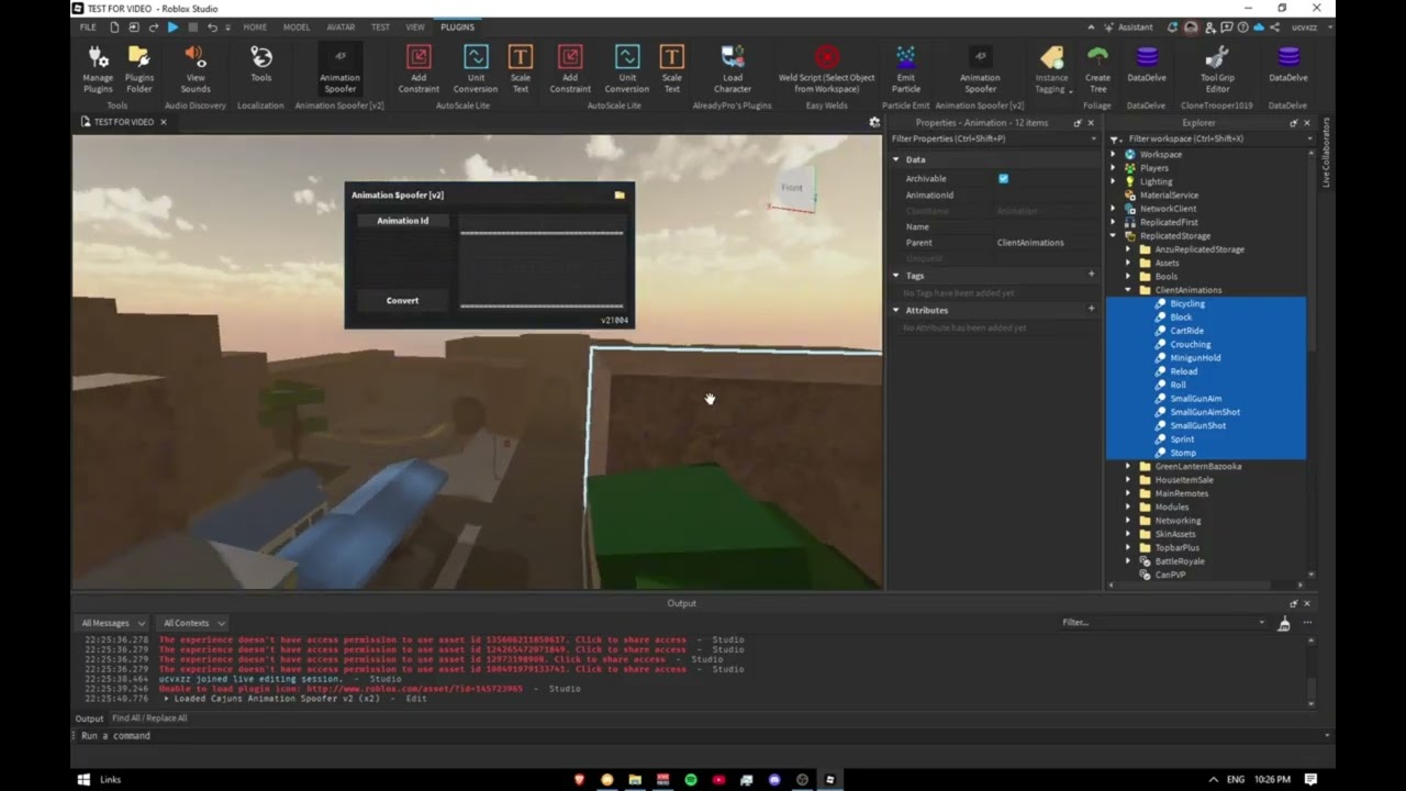 How to setup a da hood remake in 2026 or spoof animations on any game