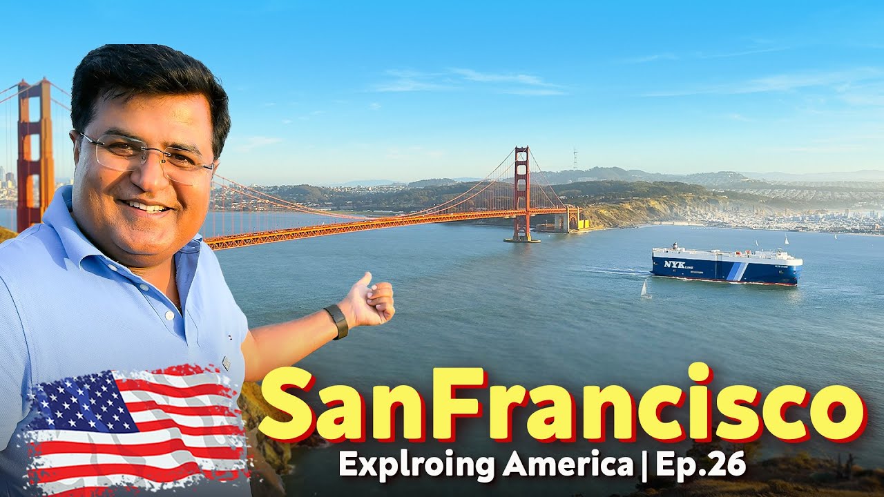 First time in San Francisco 🇺🇸| Golden Gate Bridge 😍| Exploring America Ep.26