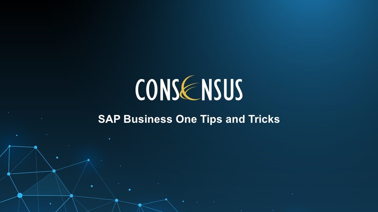 Советы и рекомендации по SAP Business One