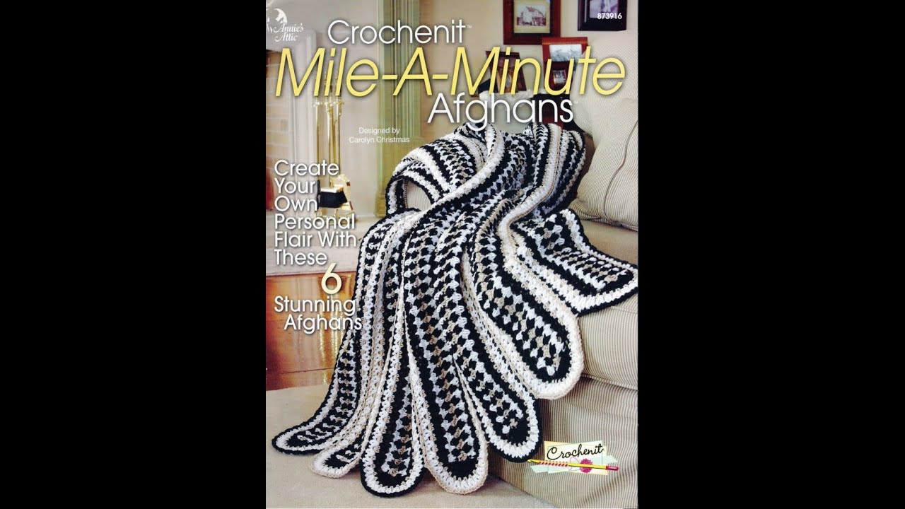 Afghan knitting collection №1 Книга зразків англійською мовою