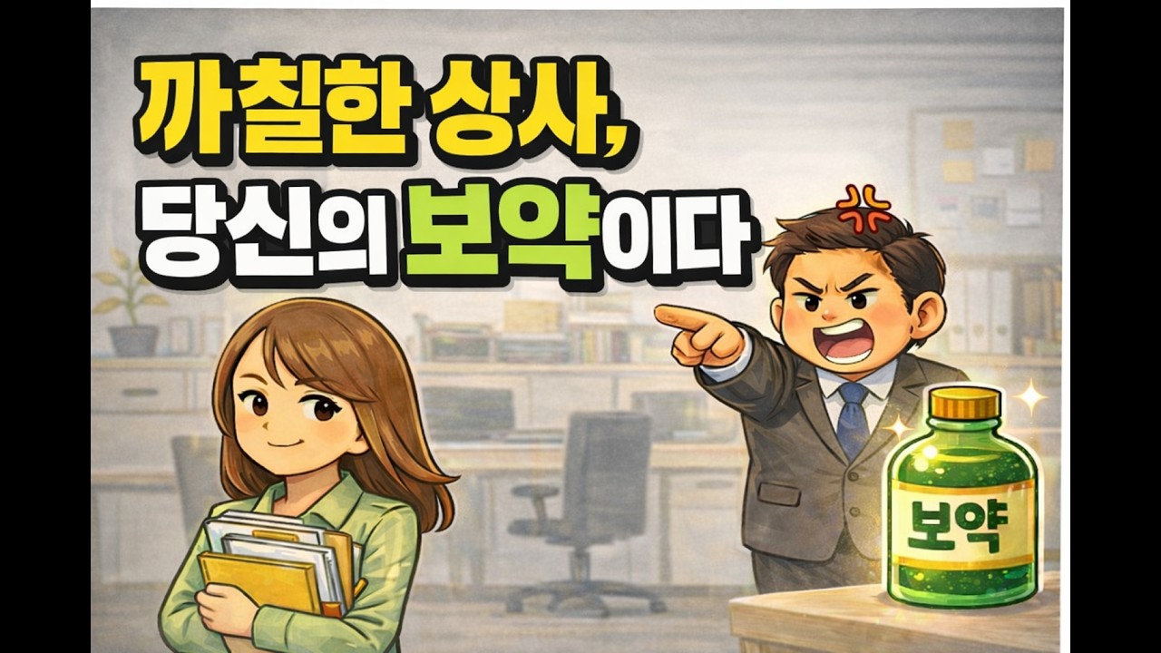 성격 안맞는(까칠?) 상사 밑에서 5배 빨리 일 끝내는 법
