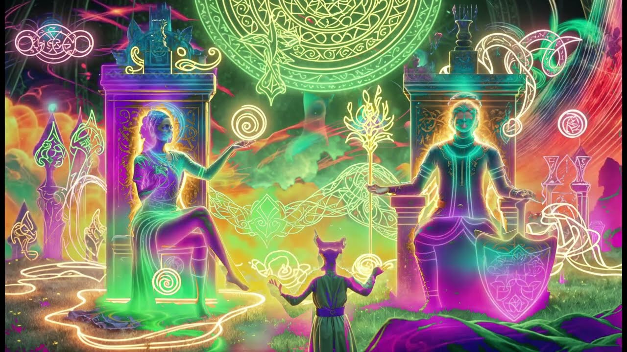 Empress and Emperor Archetype Artwork AI Amplified Wisdom Intro