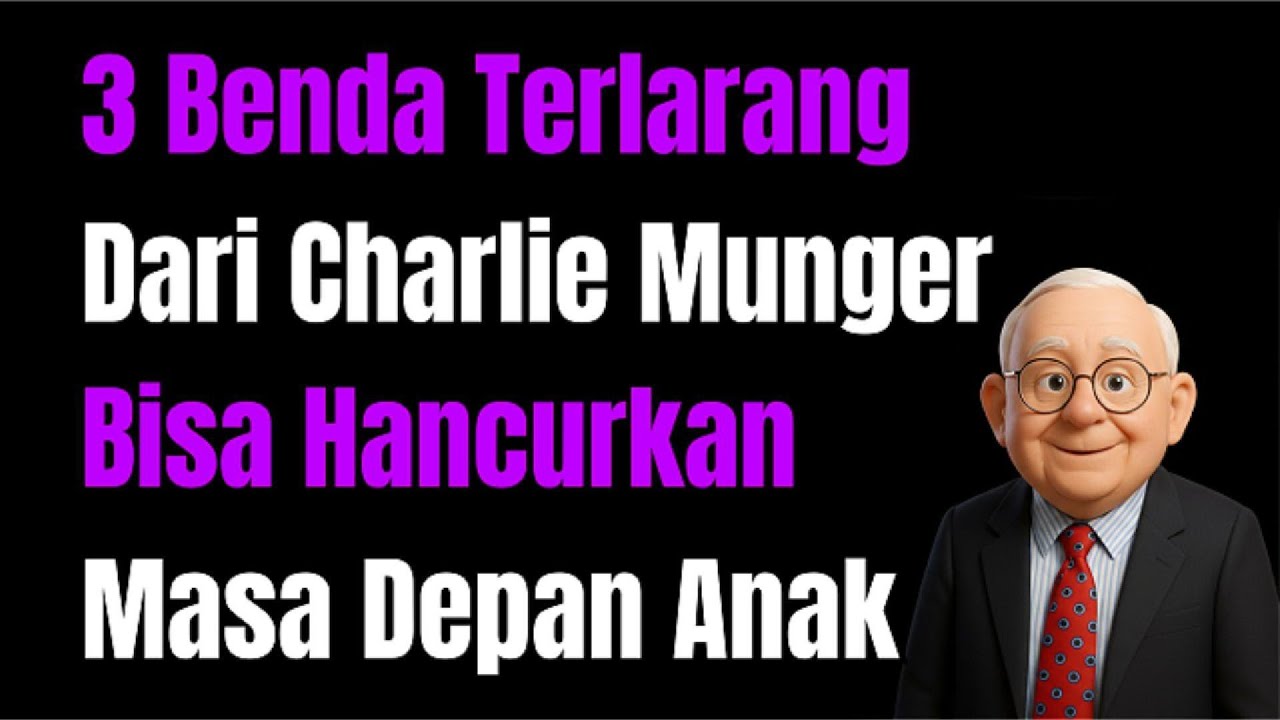 Sayang Anak? Kata Munger, Jangan Pernah Wariskan 3 Hal Ini atau Masa Depannya Hancur.