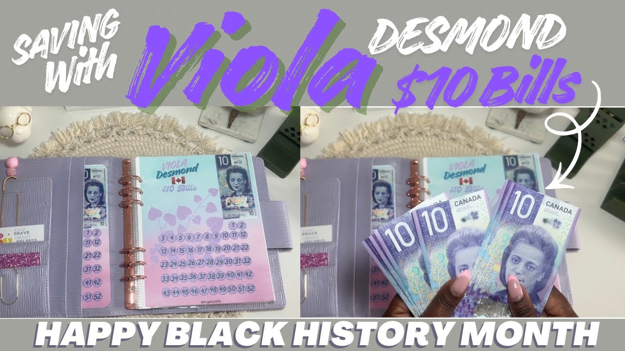 Happy Black History Month | Remembering Viola Desmond | Canadian History | $60 Cash Stuffing 🇨🇦 