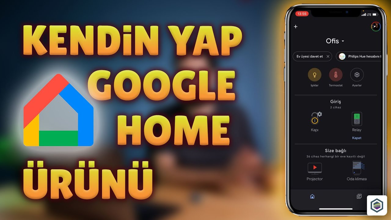 KENDİN YAP GOOGLE HOME ÜRÜNÜ (Povodu Röle ile)