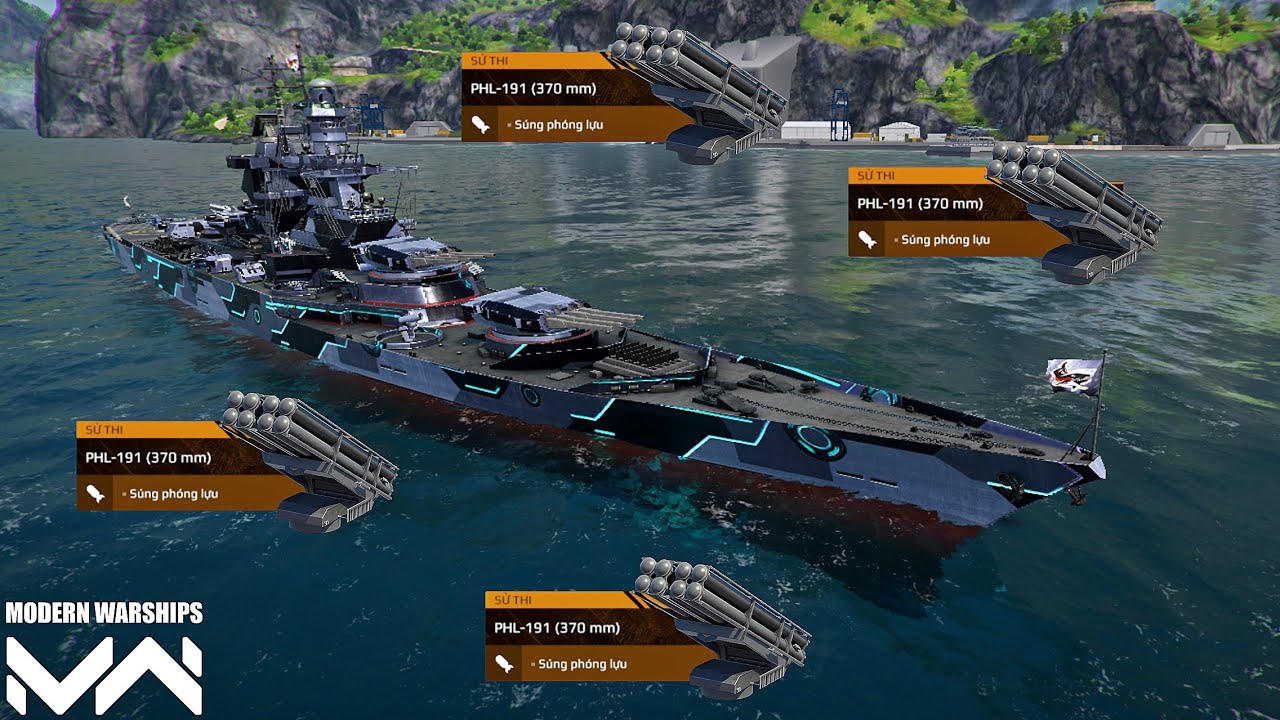 [BÌNH LUẬN] Modern Warships | trang bị x4 phóng lựu PHL-191 Super Alsace tăng 100% công lực 
