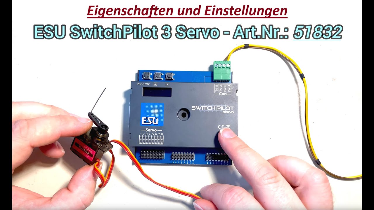 ESU SwitchPilot V3 Servo - Erklärung der Einstellungen und Funktionen - Teil #1 (MBWS Tipps #079)