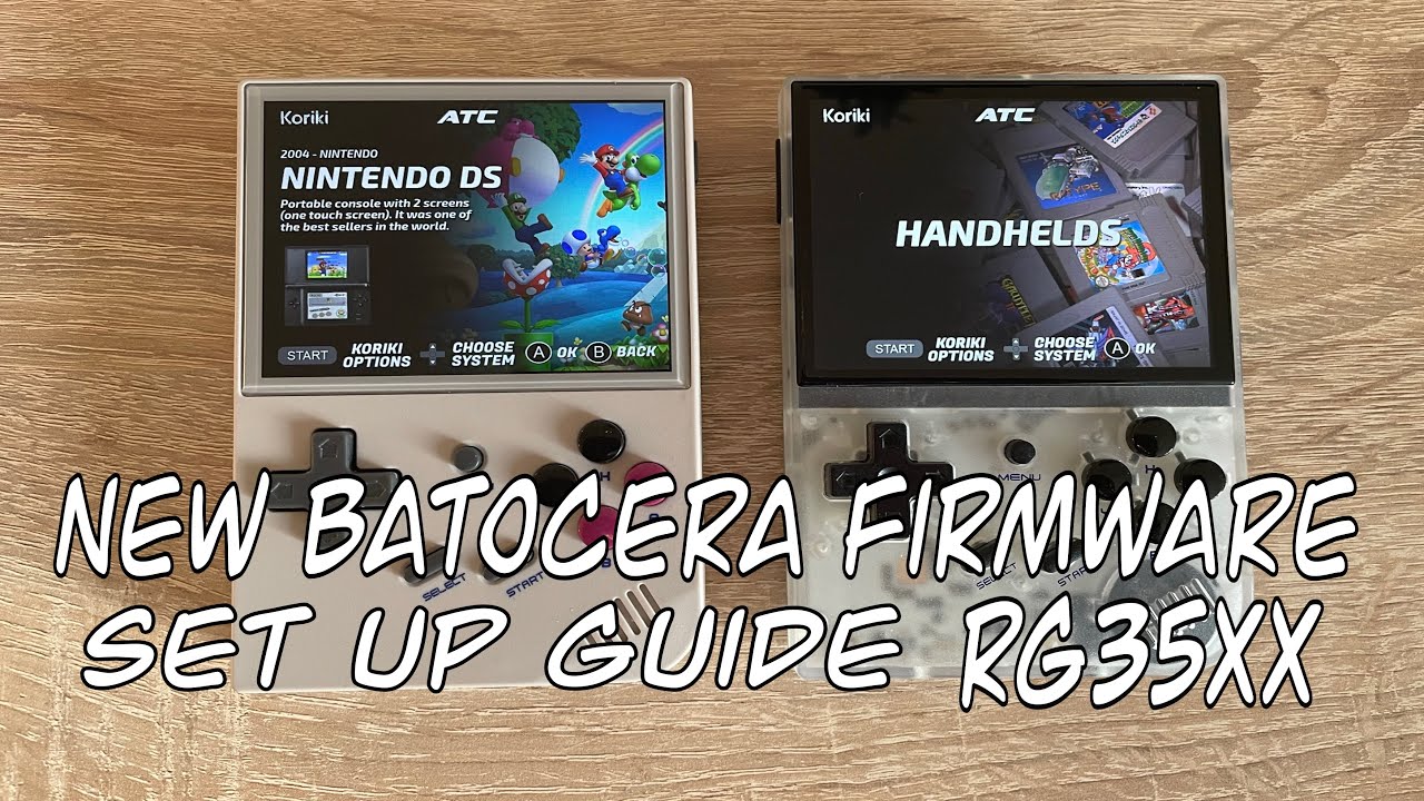 RG35XX New Firmware Koriki / Batocera Set Up Guide, PSP, NDS, Plus Showcase