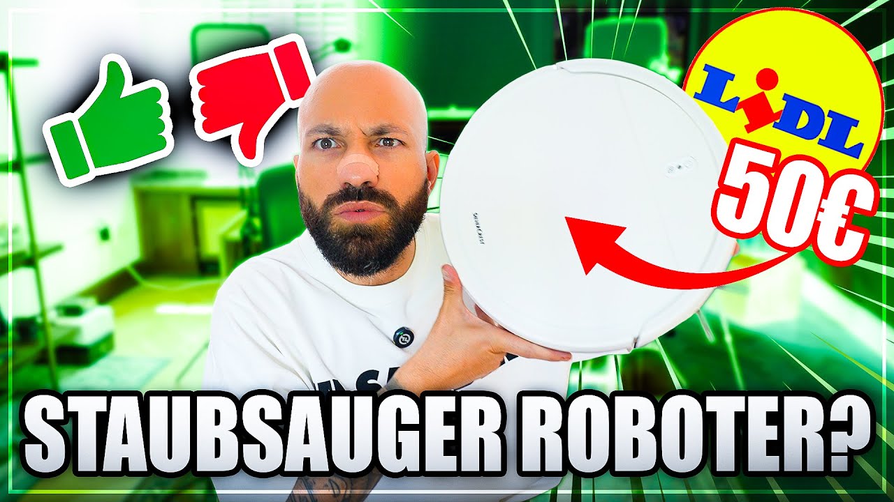 50€ Saugroboter von LIDL im Test - Gut oder Schlecht? | #2boughreview