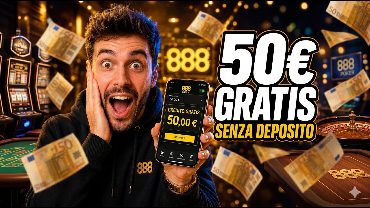 Il Bonus Senza Deposito Pi&ugrave; Grande d'Italia? 888 Casino &mdash; 50&euro; + 1.000&euro;
