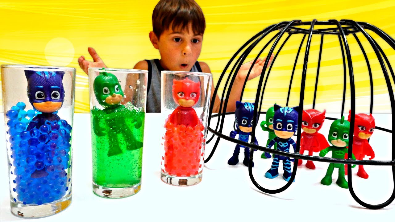 Los clones de los H&eacute;roes en pijama. Juguetes PJ Masks en espa&ntilde;ol. V&iacute;deos para ni&ntilde;os