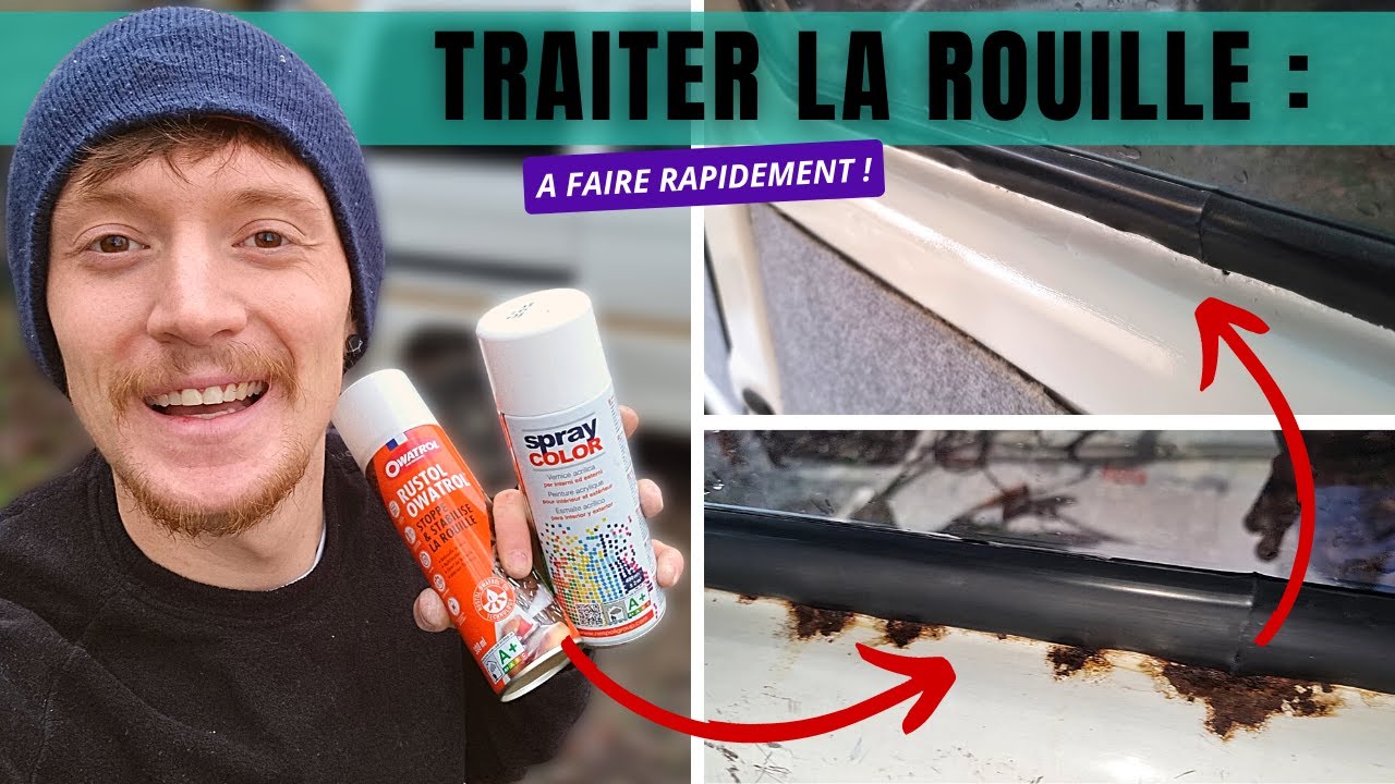TRAITER la ROUILLE pour un AMÉNAGEMENT de VAN sain ! (Et MERCI pour les 100 abonnés !!!) (ep 08)
