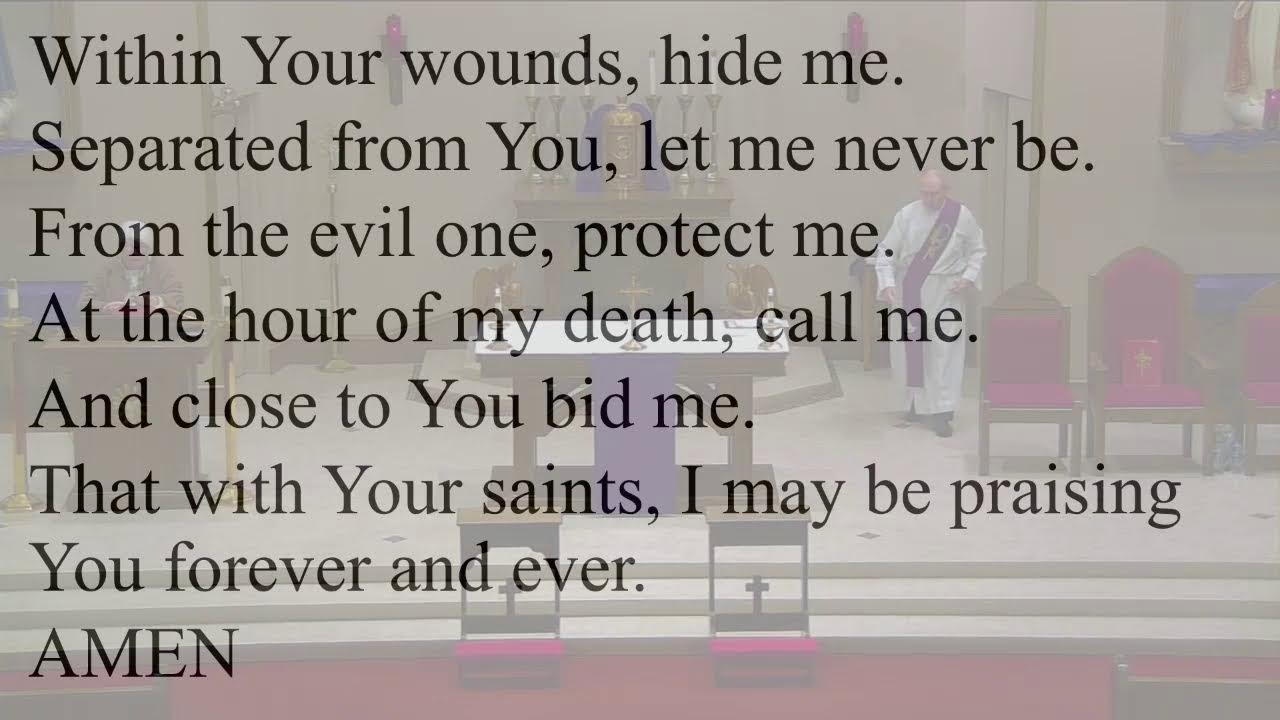 February 20, 2026- Friday after Ash Wednesday (Communion Service)