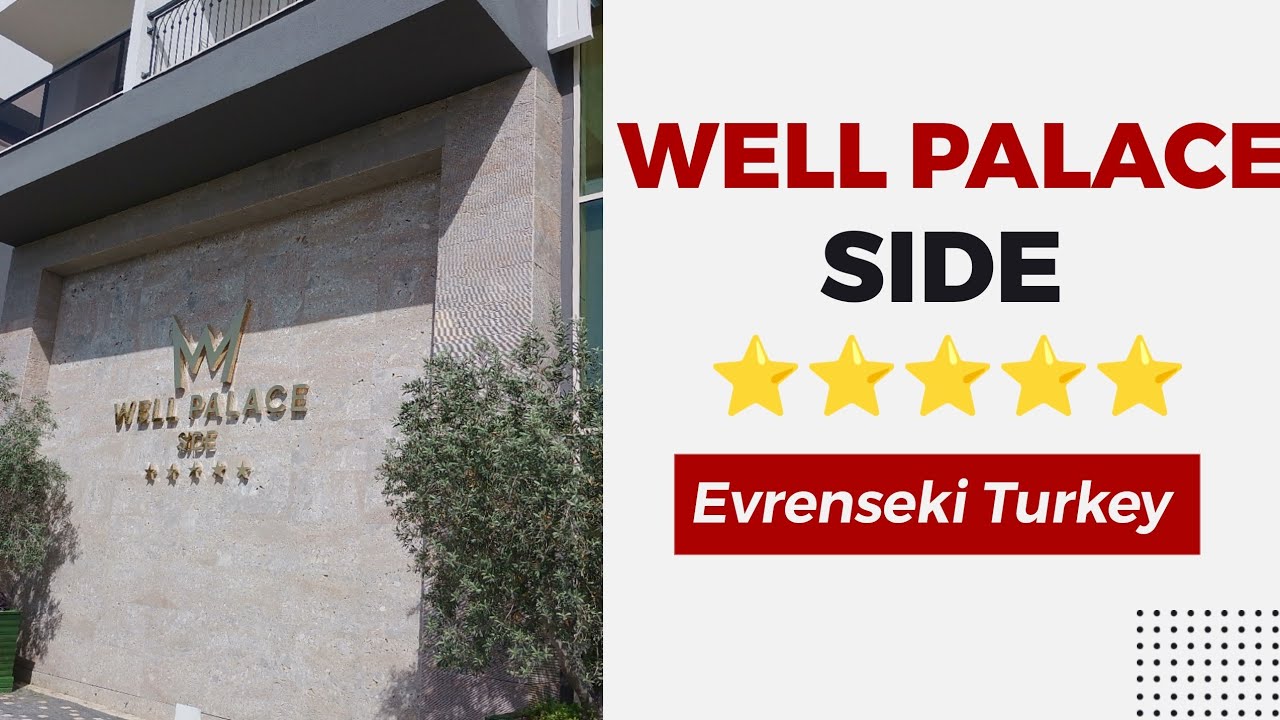 Well Palace Side ⭐️⭐️⭐️⭐️⭐️  #side #sideturkey  #evrenseki