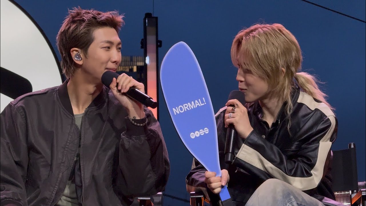 Shower songs + &ldquo;Naked Jimin&rdquo; 260323 BTS Normal or Alien Game Part 2 Spotify Swimside Concert Fancam