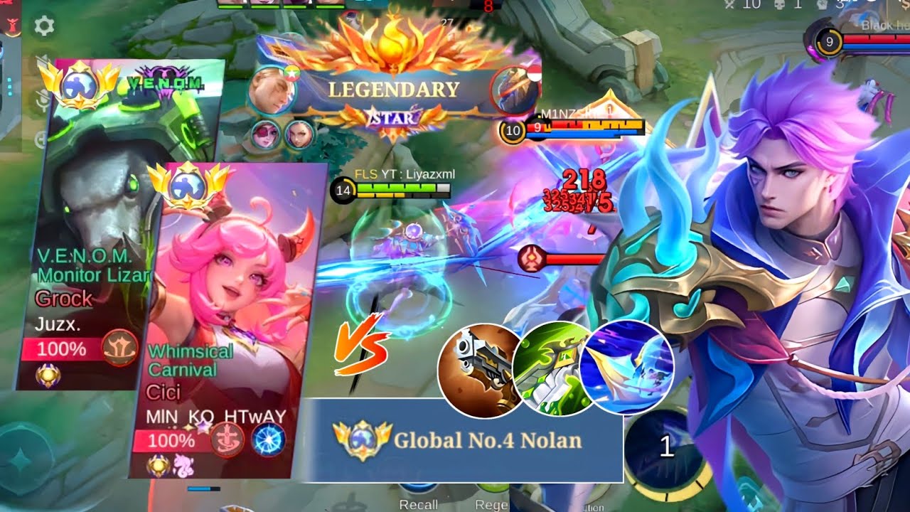 SOLO RANK MALAH NABRAK GLOBAL GROCK + CICI KITA KASI PAHAM!!! TUTORIAL OBJEKTIF NOLAN